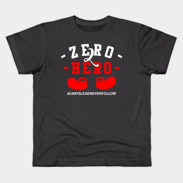 Zero2hero Kids T-Shirt by Illusion Art